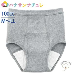 尿漏れパンツ 失禁パンツ 大失禁 100cc 綿100% ブリーフ 介護 下着 M L LL パッド パット 男性 メンズ 用 紳士｜yamasanns2000