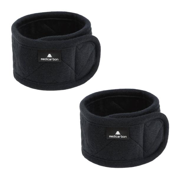 メディカーボン リストバンド 2枚 両手首 フリーサイズ 炭繊維 医療用途に開発 炭100% リカバ...