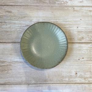 中皿 丸皿 おしゃれ 北欧 うつわ プレート 皿 食器 陶器 ウラヌス 軽量 16.8cm 日本製 美濃焼 グレー 灰 窯変 軽い うすい 洋風