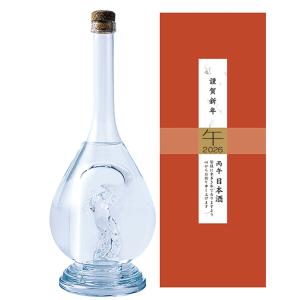 干支ガラスボトル 純米大吟醸酒 2023年 卯年 500ml 八鹿酒造 専用化粧箱ギフトボックス入り日本酒