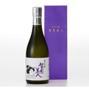 智恵美人 純米吟醸酒 720ml 専用化粧箱入り 漢字のちえびじんは地元限定流通酒