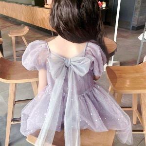 ドレス 子供 ピアノ 発表会 結婚式 キッズ ワンピース 女の子 ドレス チュール 蝶結び おしゃれ 可愛い 卒業式 入学式 卒園式 入園式 演奏会｜yamashita-mst