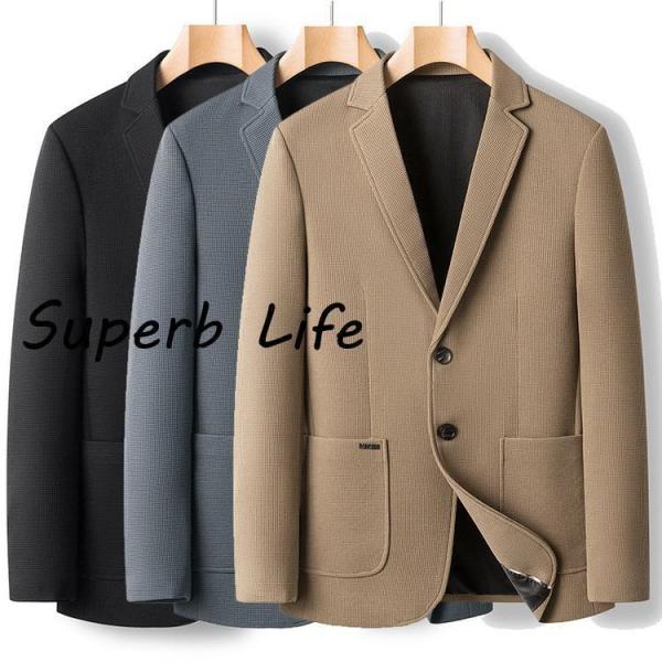 スーツジャケット メンズ テーラードジャケット 秋服 秋物 ジャケット ビジネスジャケット ブレザー...