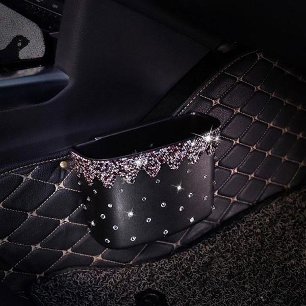 車ゴミ箱 車載用 ゴミ袋 ダストボックス 携帯ゴミ箱 荷物収納 隙間収納 小物入れ 便利グッズ 簡単...