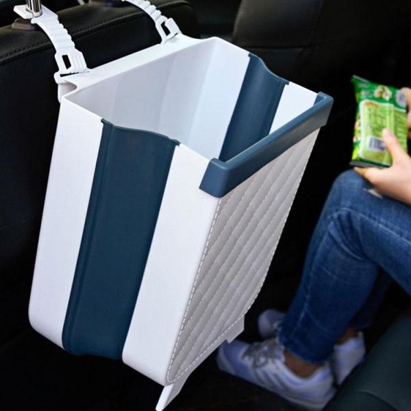 車ゴミ箱 車載用 ゴミ袋 ダストボックス 携帯ゴミ箱 荷物収納 隙間収納 小物入れ 便利グッズ 簡単...