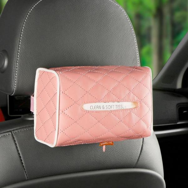 車 ティッシュ　車用ティッシュボックス 車用ティッシュカバー 後部座席収納 ティッシュケース 便利 ...