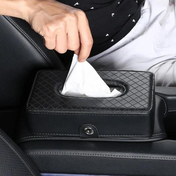 車 ティッシュ　車用ティッシュボックス 車用ティッシュカバー サンバイザー ティッシュケース 便利 ...