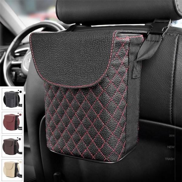 車ゴミ箱 車載用 ゴミ袋 ダストボックス 携帯ゴミ箱 荷物収納 隙間収納 小物入れ 便利グッズ 簡単...