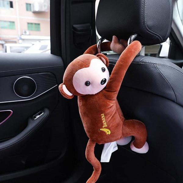 車 ティッシュ　車用ティッシュボックス 車用ティッシュカバー　後部座席収納 ドライブ ティッシュケー...