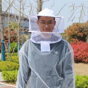 2点セット 養蜂 防護服 作業服 作業着 害虫駆除 虫よけ 防虫 農作業 草刈り　ガーデニング アウトドア 隙間なし日焼け対策｜yamashita-mst