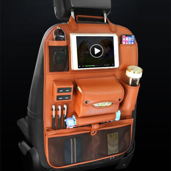 車収納 後部座席 シートバッグ シートポケット カー用品 車載 小物入れ マルチポケット 大容量 ホ...