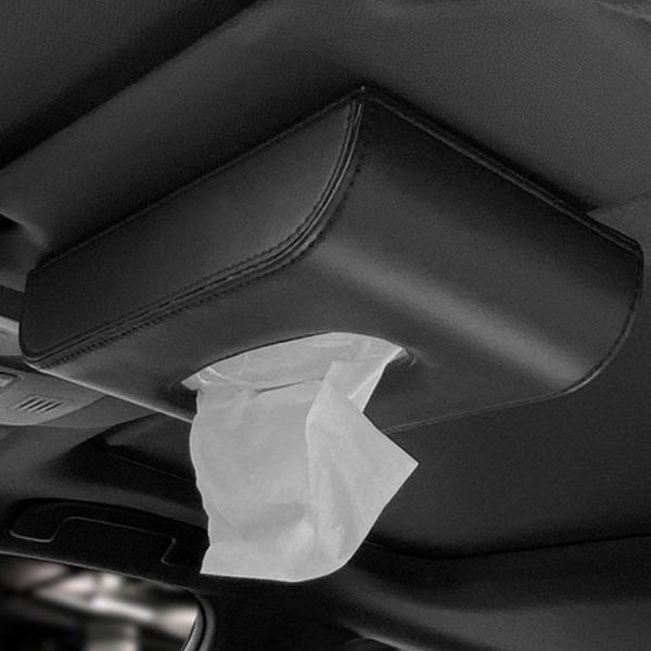 車 ティッシュ 車用ティッシュボックス 車用ティッシュカバー ドライブ サンバイザー ティッシュケー...