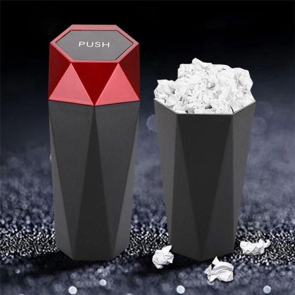 2点セット 車ゴミ箱 車載用 ゴミ袋 ダストボックス 携帯ゴミ箱 荷物収納 隙間収納 小物入れ 便利...