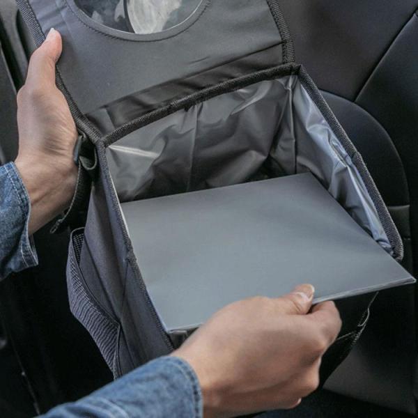 車ゴミ箱 車載用 ゴミ袋 ダストボックス 携帯ゴミ箱 折り畳み式 後部座席 荷物収納 隙間収納 小物...
