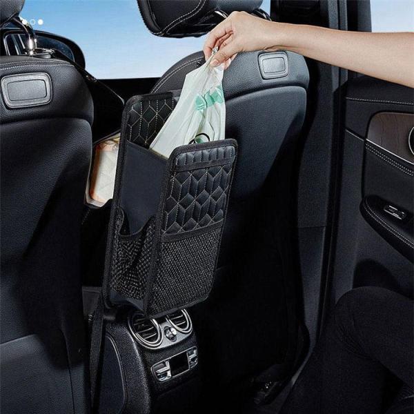 車ゴミ箱 車載用 ゴミ袋 ダストボックス 携帯ゴミ箱 荷物収納 隙間収納 小物入れ 便利グッズ 簡単...