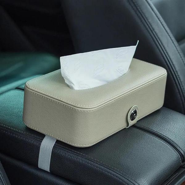 車 ティッシュ　車用ティッシュボックス 車用ティッシュカバー 後部座席収納 ティッシュケース 便利 ...