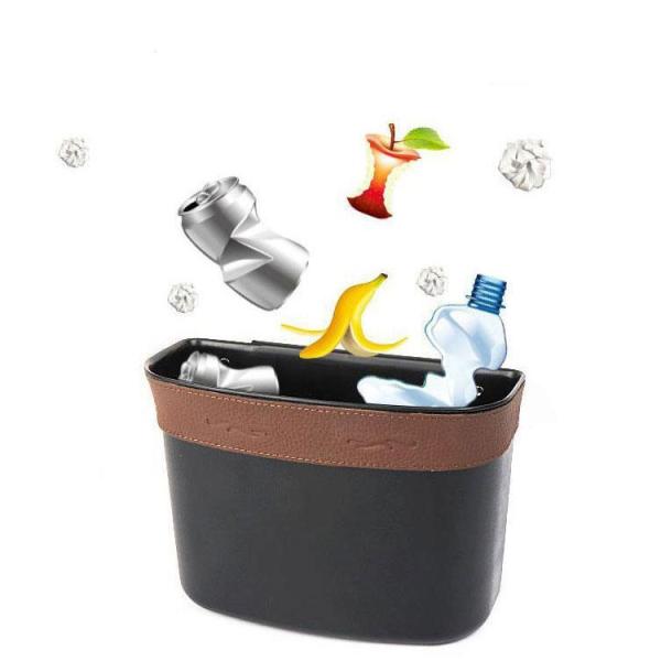 車ゴミ箱 車載用 ゴミ袋 ダストボックス 携帯ゴミ箱 荷物収納 隙間収納 小物入れ 便利グッズ 簡単...