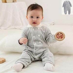 長袖 ロンパース 防寒着 つなぎ 秋冬　新生児 幼児 カバーオール 女の子 男の子 ジャンプスーツ　ベビー服 赤ちゃん 百日祝い 出産祝い｜yamashita-mst