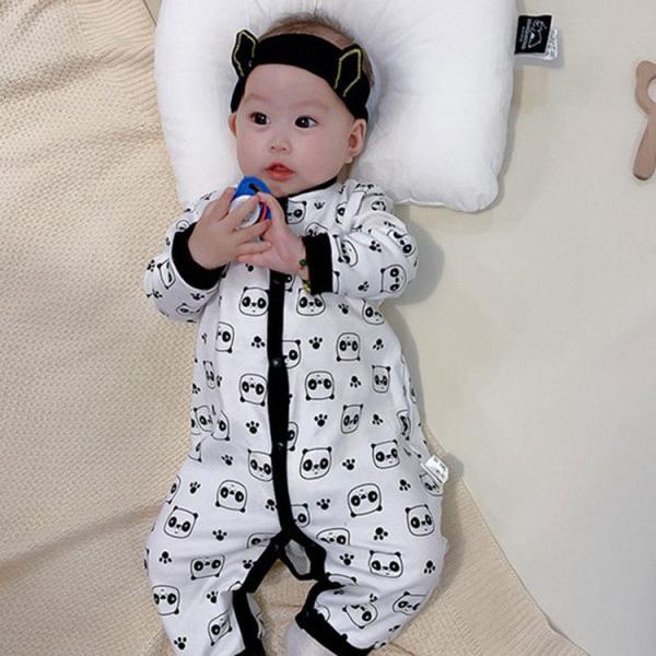 長袖 ロンパース 肌着 つなぎ 秋冬　新生児 幼児 かわいい カバーオール 女の子 男の子 ジャンプ...