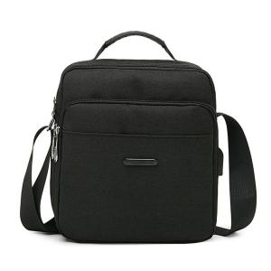 ショルダーバッグ 斜め掛け USB充電ポート搭載 キャンバス メンズバッグ 帆布 収納力 旅行 大容量 通勤 大きめ 軽量 自転車バッグ 耐摩｜yamashita-mst