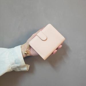 財布 レディース コインケース ミニ財布 カードケース 無地 大容量 コンパクト 小銭入れ 可愛い カジュアル おしゃれ OL 通学 旅行 プレゼント｜yamashita-mst