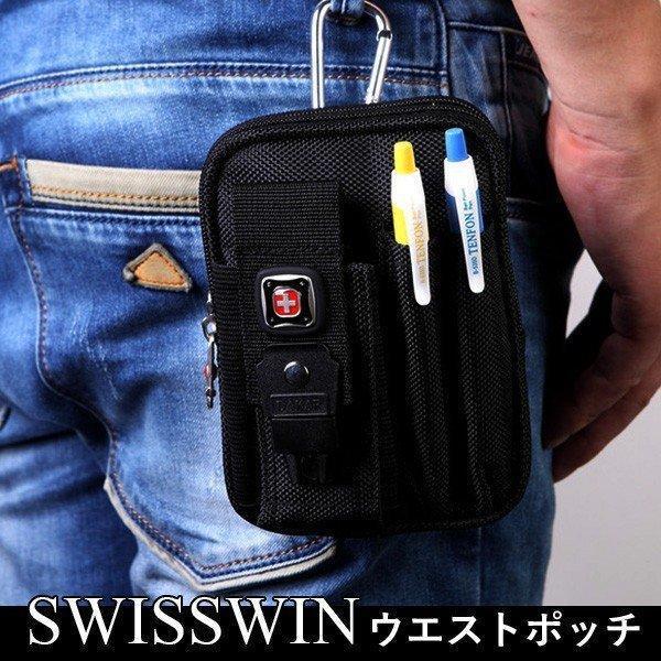 【値下げ】ウエストバッグ ウエストポーチ ヒップバッグ ベルトポーチ スマホポーチ 仕事用 アウトド...