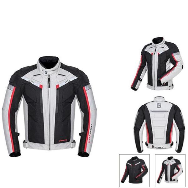 【値下げ】バイクウェア バイクジャケット ライダースジャケット プロテクター装備　レーシング ツーリ...