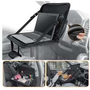 車テーブル ハンドル 車用 後部座席 トレイ 被せて開くだけの簡単設置PCバッグとしても使える 運転席 後部座席｜yamashita-mst