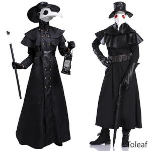 ハロウィン コスプレ ペスト医師 コスチューム 中世風 鳥医師 ペストマスク コスプレ 衣装 疫病 ペストドクター 大人 クリスマス パーティー 仮装｜yamashita-mst