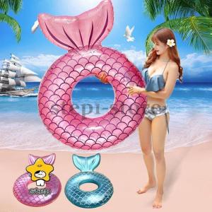 浮き輪 大人 マーメイド O字型タイプ 浮輪 うきわ 浮き具 水遊び 水泳 ビーチグッズ遊び 夏休み 海 ビーチ サイド プール 海水浴 お風呂｜yamashita-mst