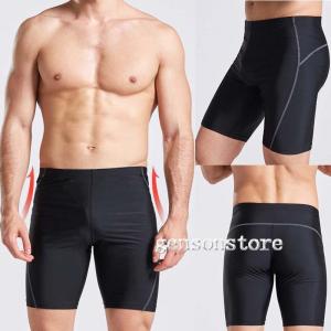 スイムパンツ メンズ 短パン ストレッチス 水着 フィットネス 競泳水着 男性 サーフパンツ シンプル 水泳 プール スイミング サーフィン 海 速乾｜yamashita-mst