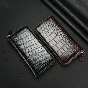 　ワニ革　長財布 財布 束入 メンズ財布 レディース財布 クロコダイル革 鰐革 無双仕様 小銭入れ有り カード｜yamashita-mst