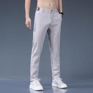 ゴルフウェア メンズ パンツ ゴルフパンツ　夏ズボン チノパン メンズ ゴルフパンツ 涼しい ストレッチ 無地 接触冷感 ゴルフウエア 薄手 夏物｜yamashita-mst
