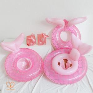 浮き輪 腕浮き輪 子供 ベビー うきわ フロート マーメイド 人魚 アームリング 浮き具 水遊び 水泳 足入れ 赤ちゃん キッズ 子供 座付き お風呂｜yamashita-mst