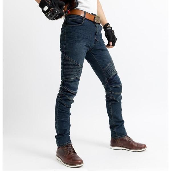 バイクパンツ男 バイクズボン バイクジーンズ バイク用デニムパンツ バイク用耐磨