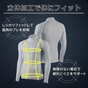 コンプレッションインナー アンダーシャツ 長袖...の詳細画像3