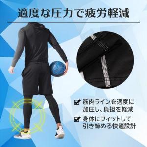 コンプレッションタイツ レギンス メンズ スポ...の詳細画像2