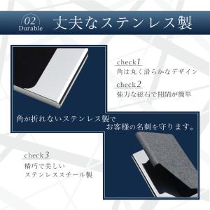 名刺入れ メンズ レディース カードケース 薄...の詳細画像3