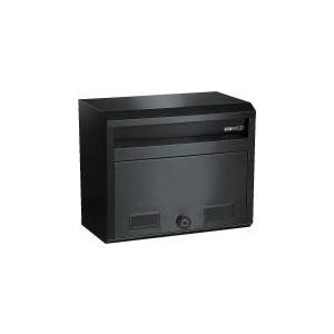 HSK 鍵付 ハッピーポスト 682-SBK ブラック色 ダイヤル錠付 郵便受け 
