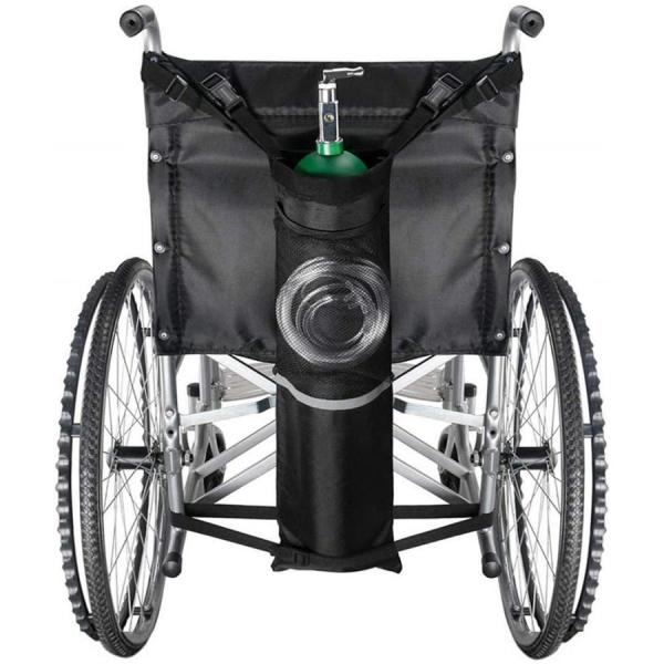車椅子用酸素ボンベバッグ、医療用、家庭用、病院用の酸素バックパックホルダー車椅子ウォーカーキャリアポ...