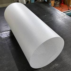 発泡スチロール円柱　直径３００mm×長さ９２３mm　１個　普通硬さ