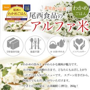非常食 アルファ米 尾西 わかめごはんの詳細画像2