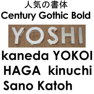 書体【CenturyGothicBold】 おしゃれな切り文字　立体的な切り文字　お手頃価格です。｜yamato-design