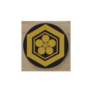 亀甲に梅鉢 家紋エンブレム 5cm : ヤマトデザインヤフー店 - 通販