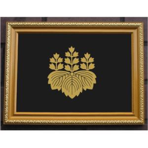 金色額入り家紋【七つ割源氏車】 : ヤマトデザインヤフー店 - 通販