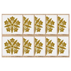 家紋シール 5cm１０枚入り 家紋シールお買い得　