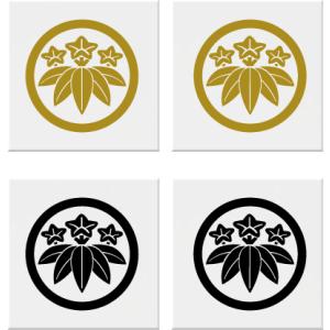 家紋　丸に剣花角　額縁　額装　金箔　24KGP 家紋 丸に剣花角 額縁 額装 金箔 24KGP - メルカリ