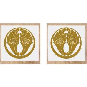家紋シール 5cm ２枚入り 　　「金色家紋シール・銀色家紋シール・黒色家紋シール」１〜３営業日で