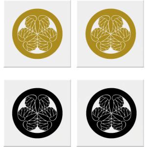 金色額入り家紋【七つ割源氏車】 : ヤマトデザインヤフー店 - 通販