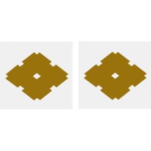 太井桁　家紋シール 5cm ２枚入り